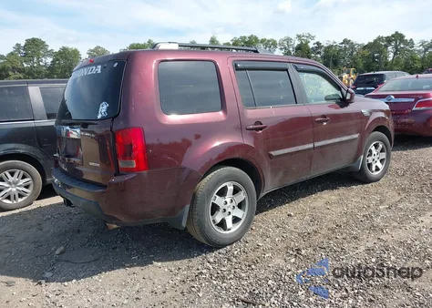 2010 Honda Pilot Touring из США, поврежденный, VIN 5FNYF4H97AB018395